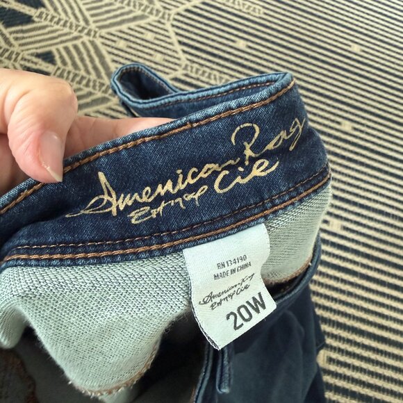 American Rag Plus Size 20W Dark Wash Skinny Denim Jeans - Picture 5 of 5